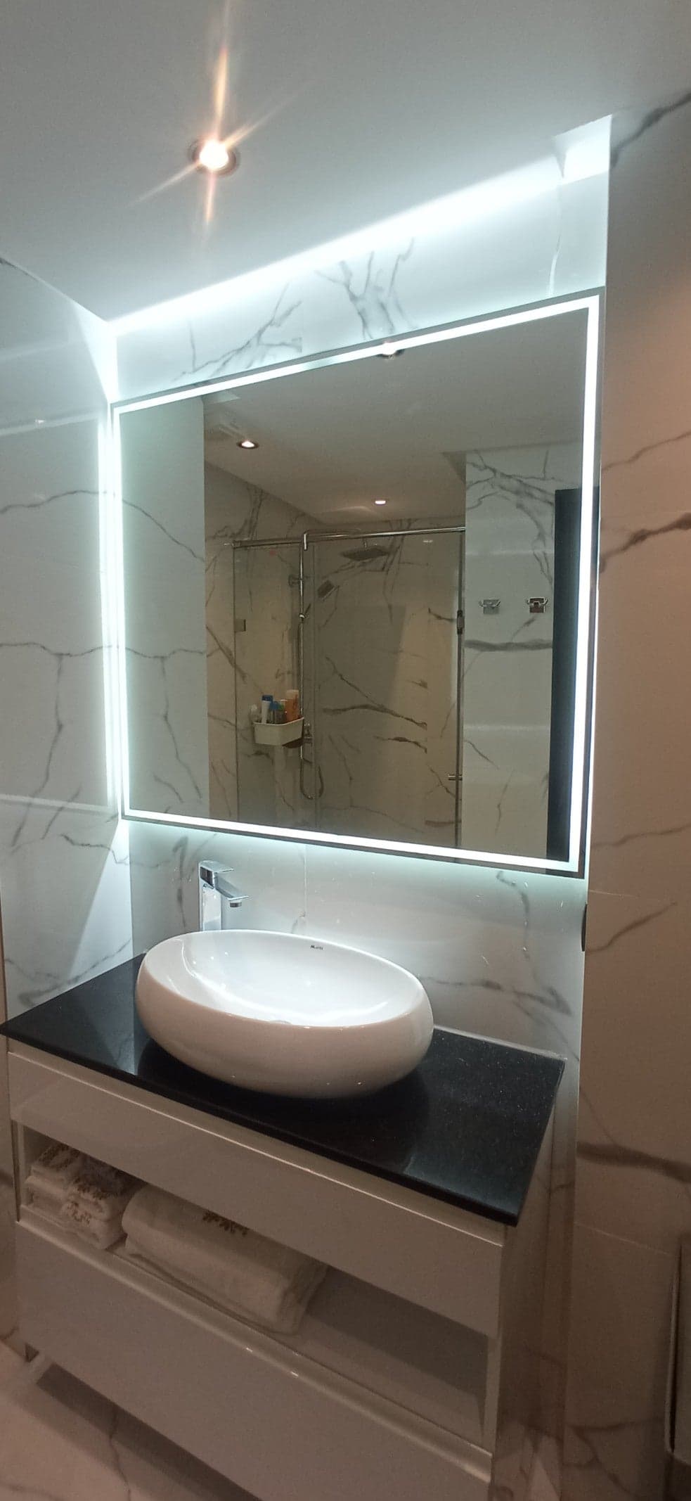Miroir Rectangulaire Sablage
